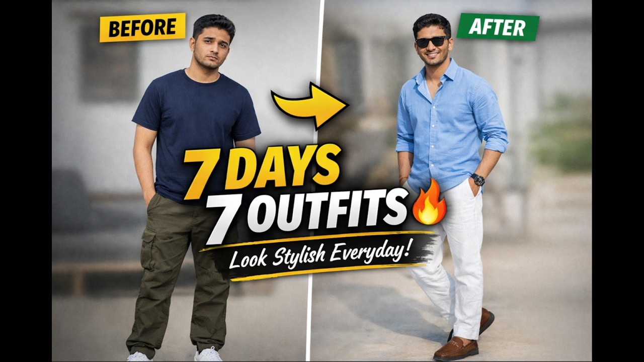 7 Outfits for 7 Days 👗 | Sunday to Saturday Indian Outfit Ideas | Weekly Fashion Lookbook 2026