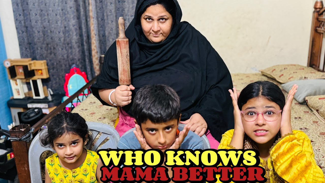 Who Knows Mama Better Game With Family 😍ll Who Is The Winner 🥳