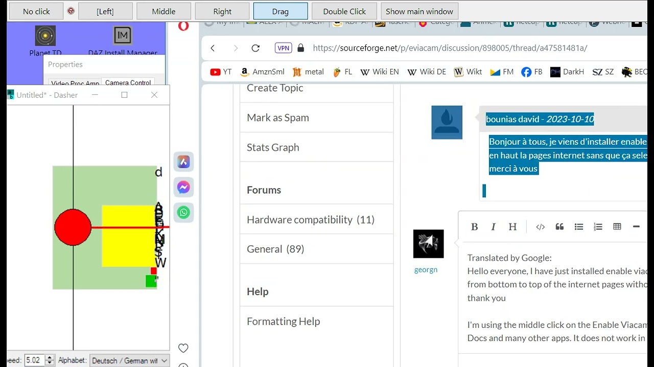 Enable Viacam Scrolling example [PCGC]