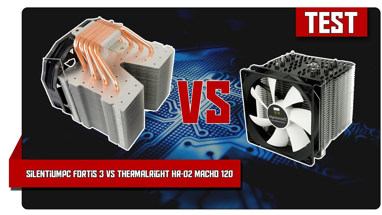 SilentiumPC Fortis 3 vs Thermalright HR-02 Macho 120 - TEST!