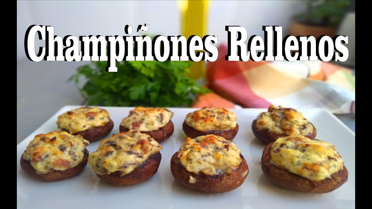 Champiñones Rellenos | Entremés/Aperitivo/Tapa/Bocaditos/Pasapalos/Pasabocas