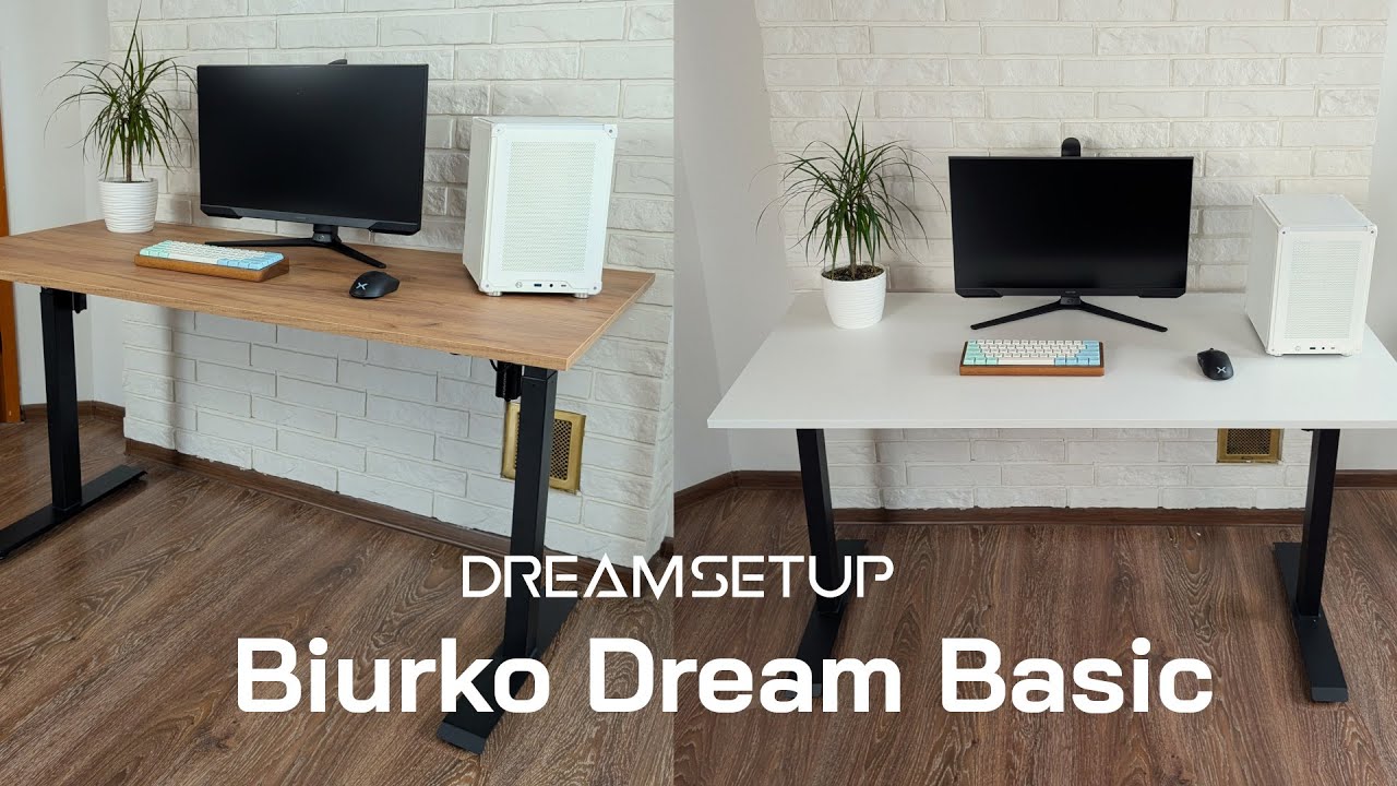 Biurko regulowane elektrycznie Dream Basic DREAMSETUP✨✅☕