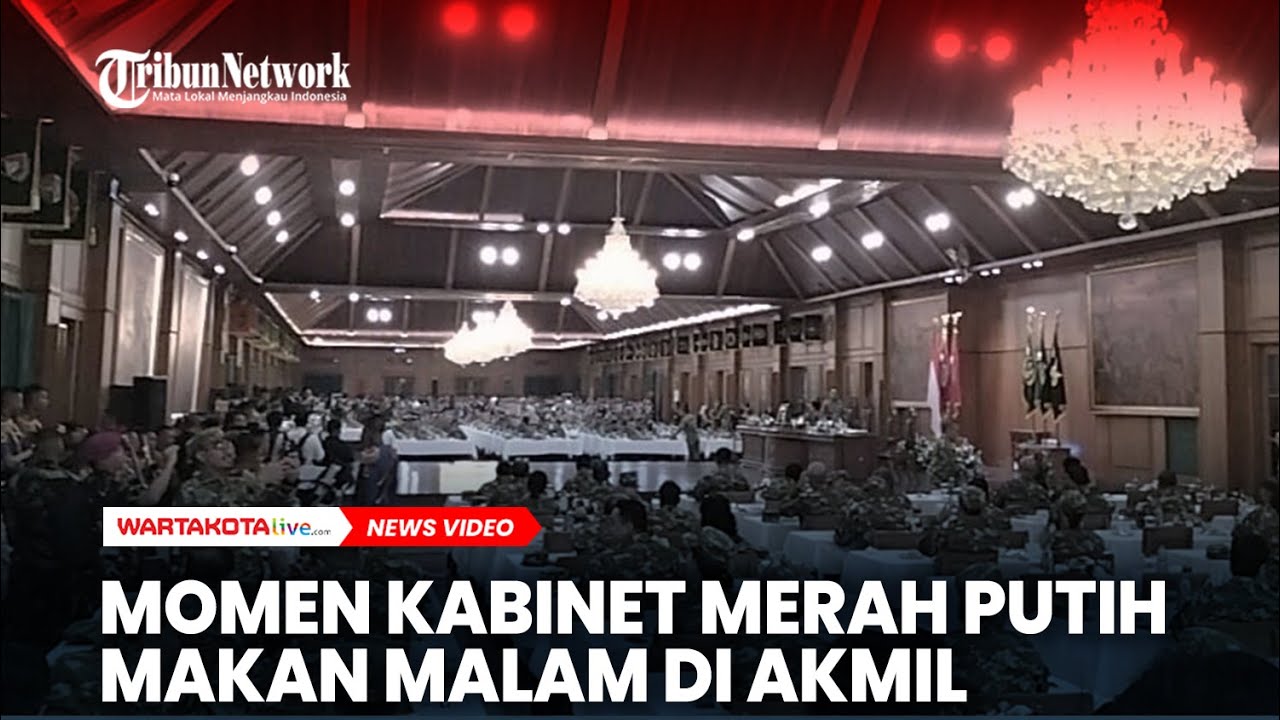 Momen Kabinet Prabowo-Gibran Makan Malam Hingga Nyanyi dan Berjoget Bersama di Akmil Magelang