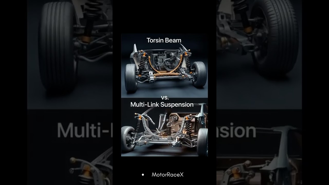 Torsion Beam vs Multi Link Suspension Explained #car #technology