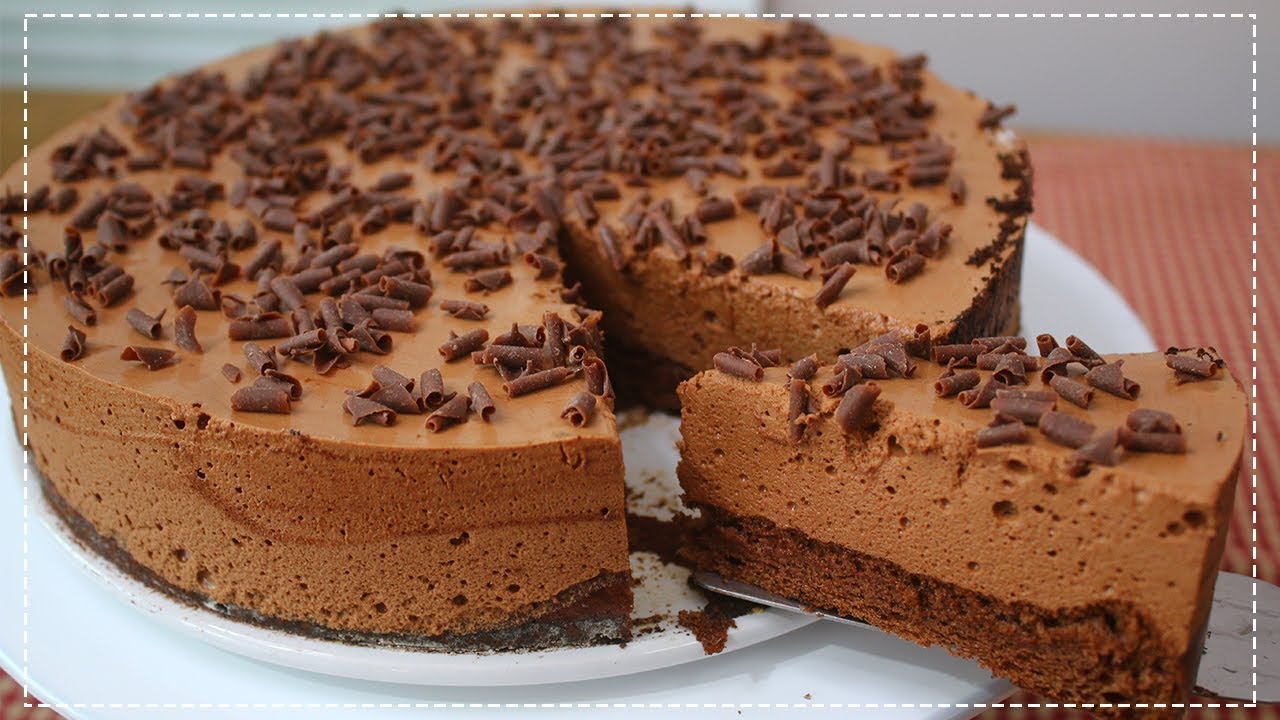 TORTA MOUSSE DE CHOCOLATE - SOBREMESA ESPECIAL