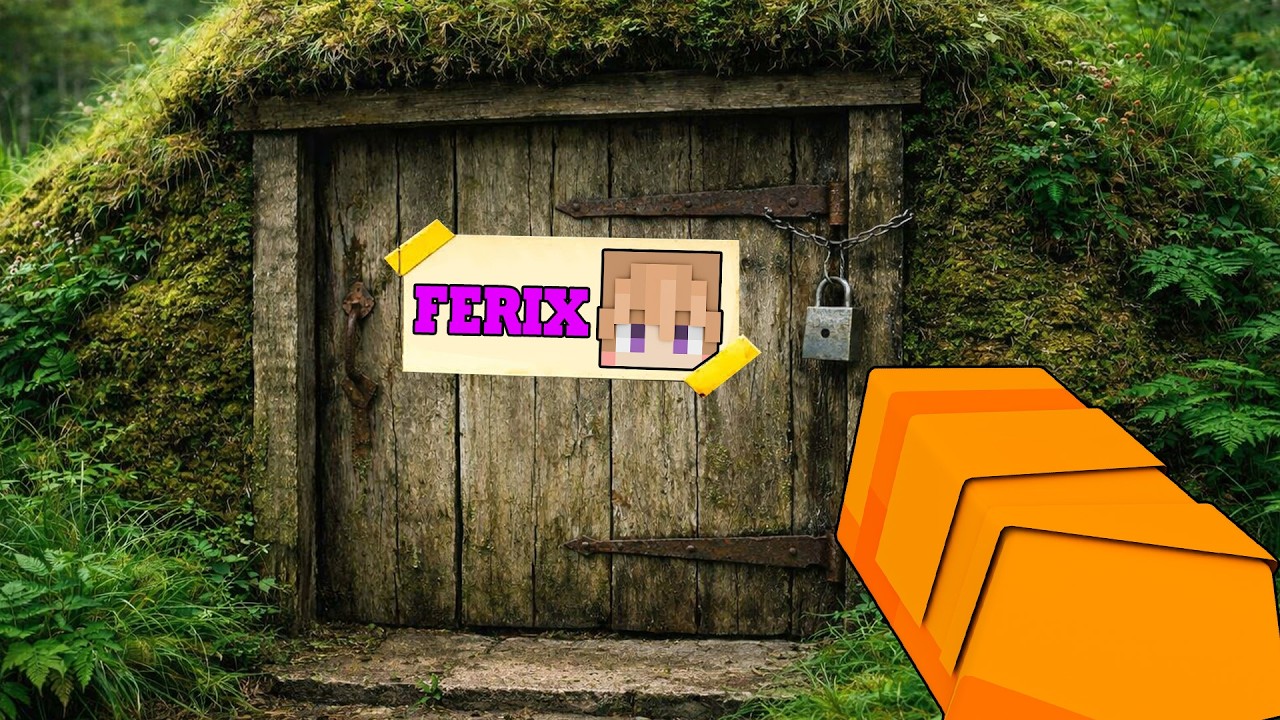 KEZRI MENEMUKAN PINTU RAHASIA FERIX DI MINECRAFT!!