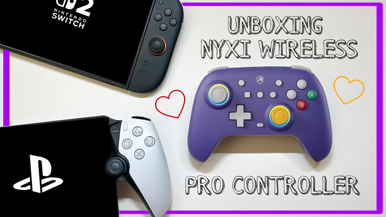 Unboxing NYXI Wireless Pro Controller + Gameplay