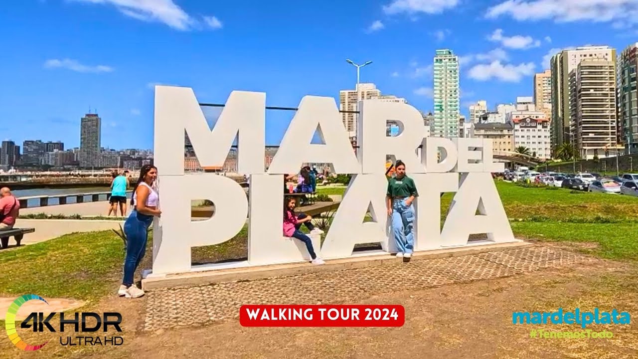 【5K】Recorriendo LO MEJOR de MAR DEL PLATA FULL TOUR 2024