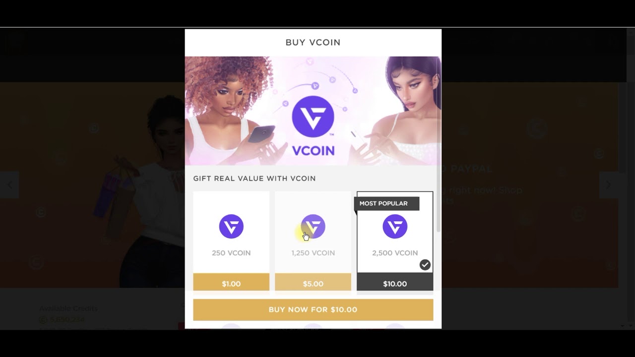 How to buy vcoin #Nlezvie #IMVU #VCOIN #VirtualWorld