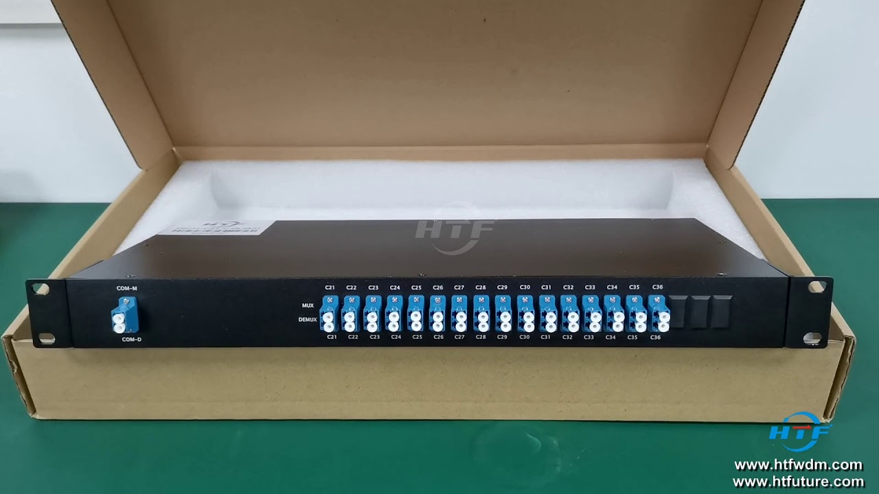 16 channels C21 C36 Dual Fiber DWDM Mux Demux