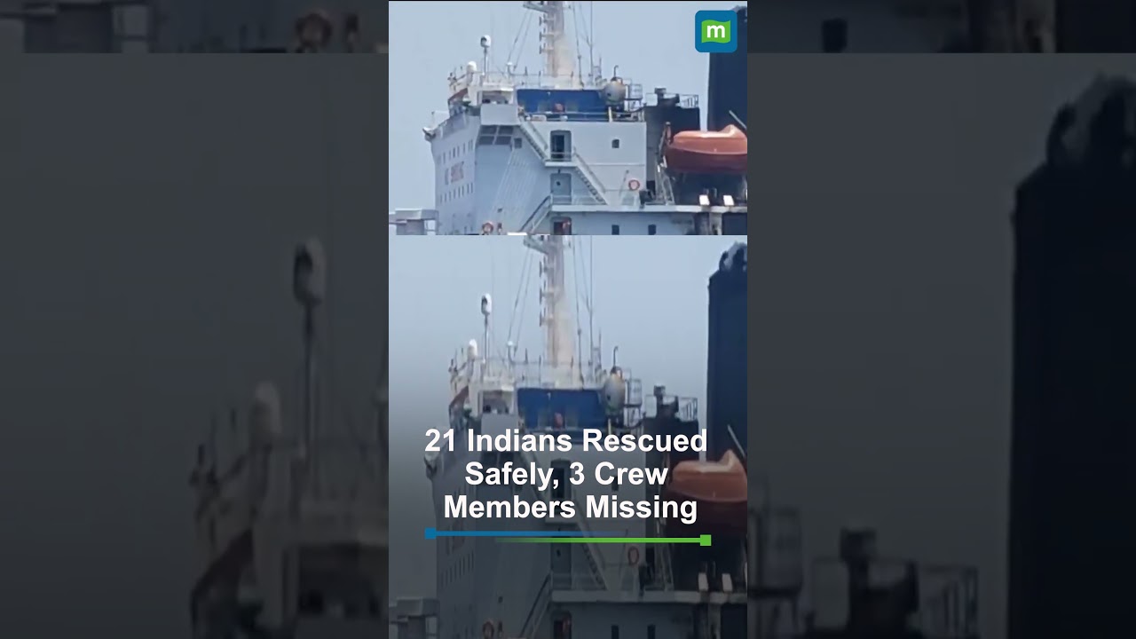 Visuals Emerge Of Tanker Attacked Off Oman Coast, 21 Indians Rescued While 3 Missing