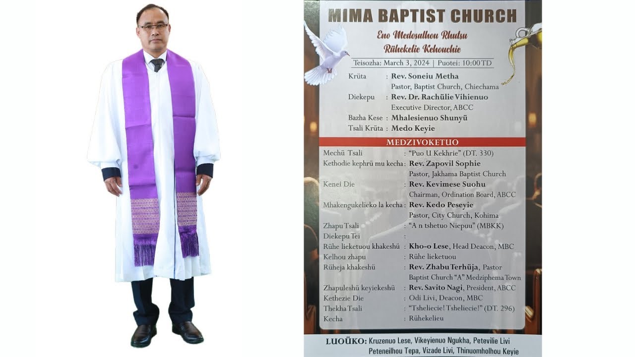 Mima Baptist Church Riihekelie Kehouchie Eno Medosalhou Rhutsu| Mima Village| Kohima - Nagaland.