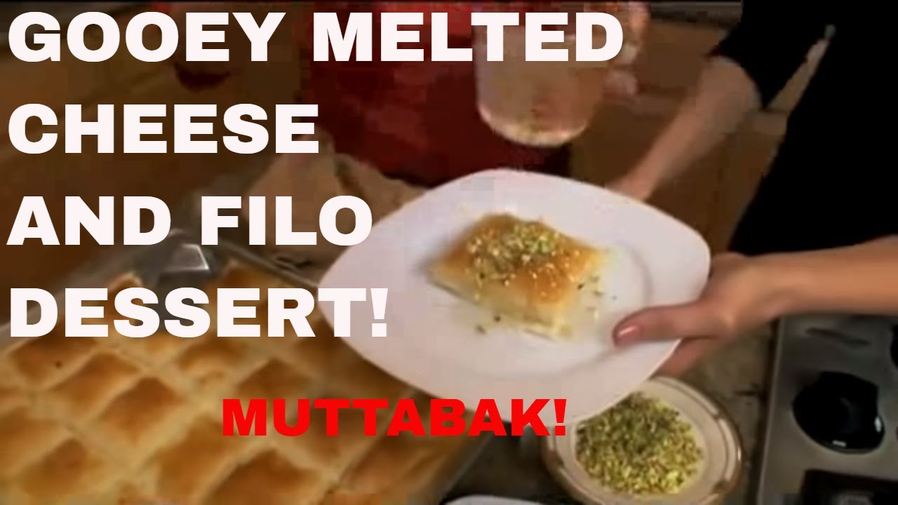 Слоёное тесто фило и тягучий сыр: муттабак #едаближнеговостока #десертближнеговостока