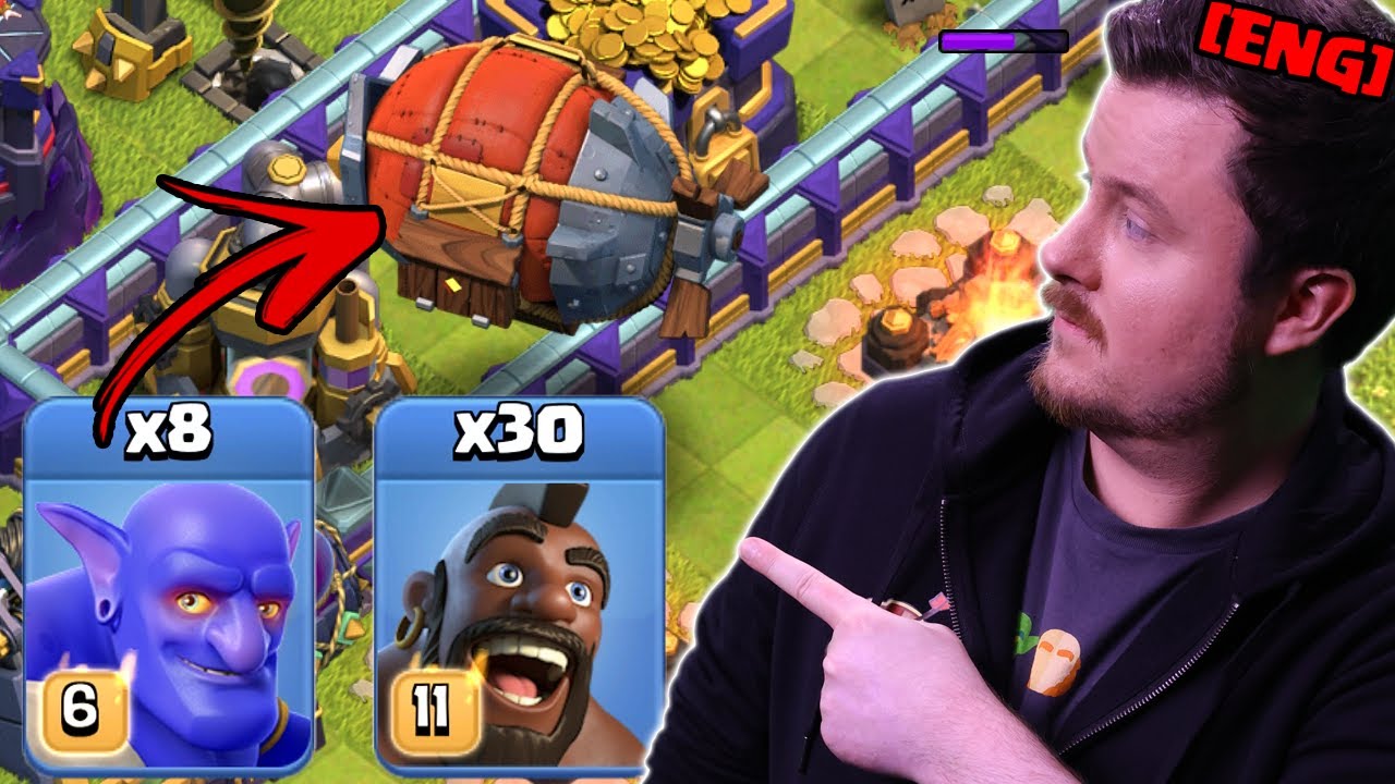 BOWLER BLIMP HOG RIDERS tested in Legend League (Clash of Clans)
