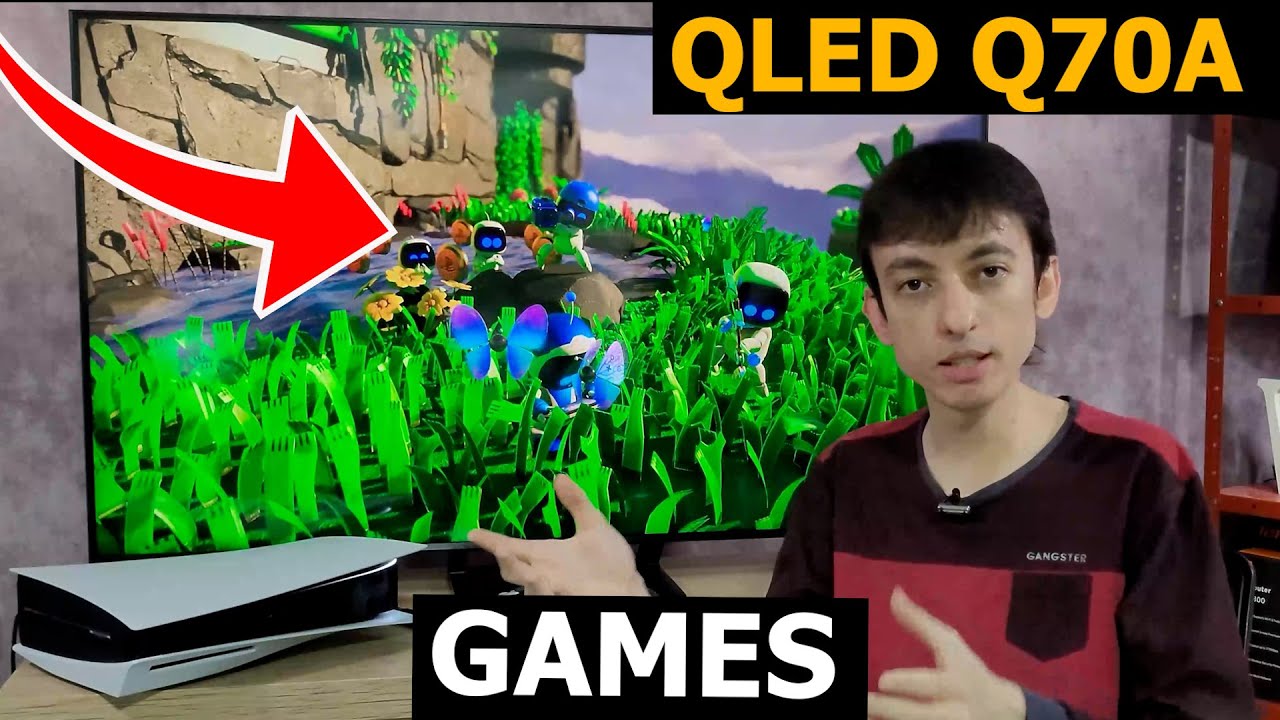 TV QLED Q70A 2021 para GAMES!! Vale a pena?