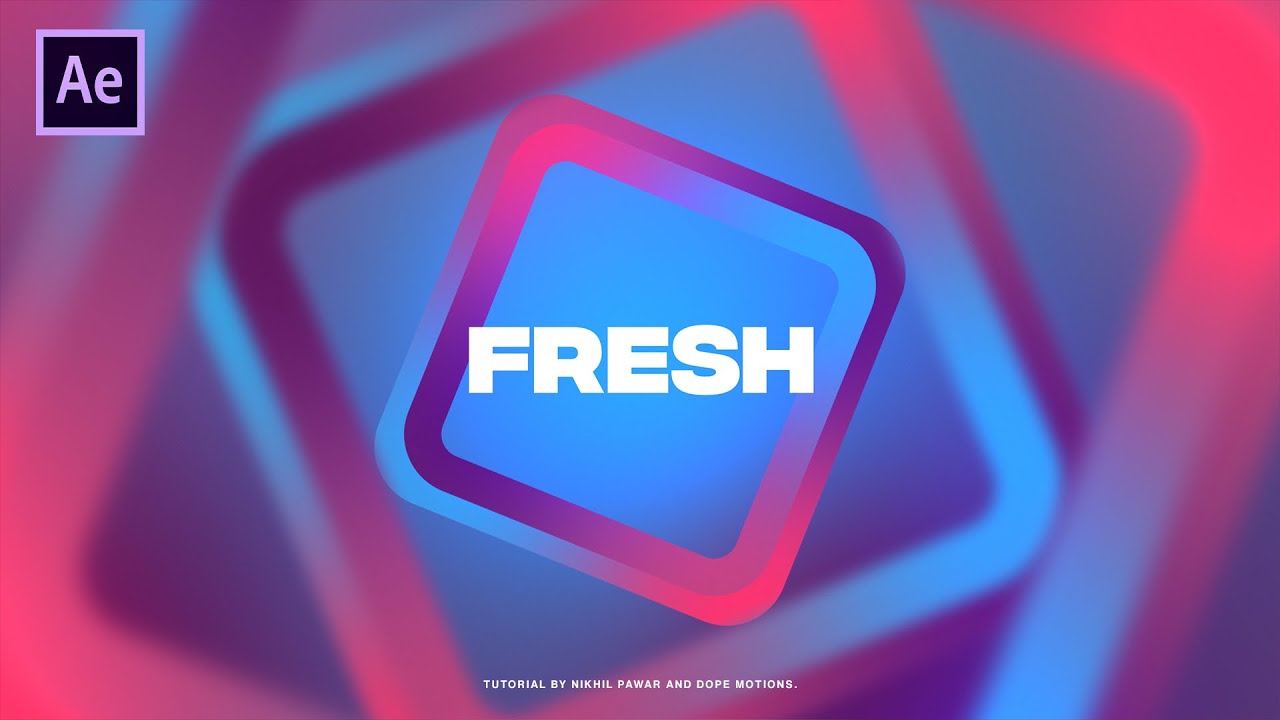 Stylish Gradient Shapes in After Effects - After Effects Tutorial