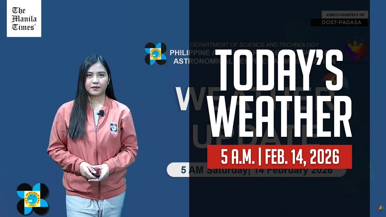 Today's Weather, 5 A.M. | Feb. 14, 2026