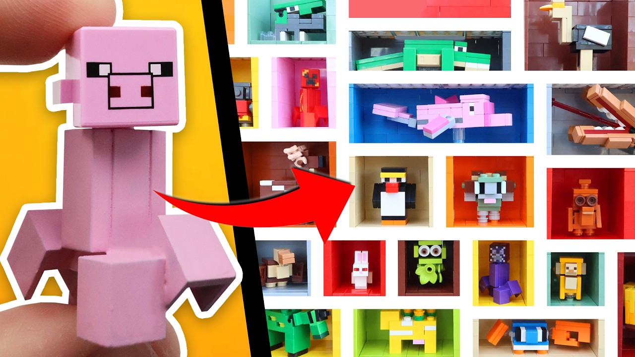 Я поймал ВСЕХ отвергнутых мобов Minecraft в LEGO
