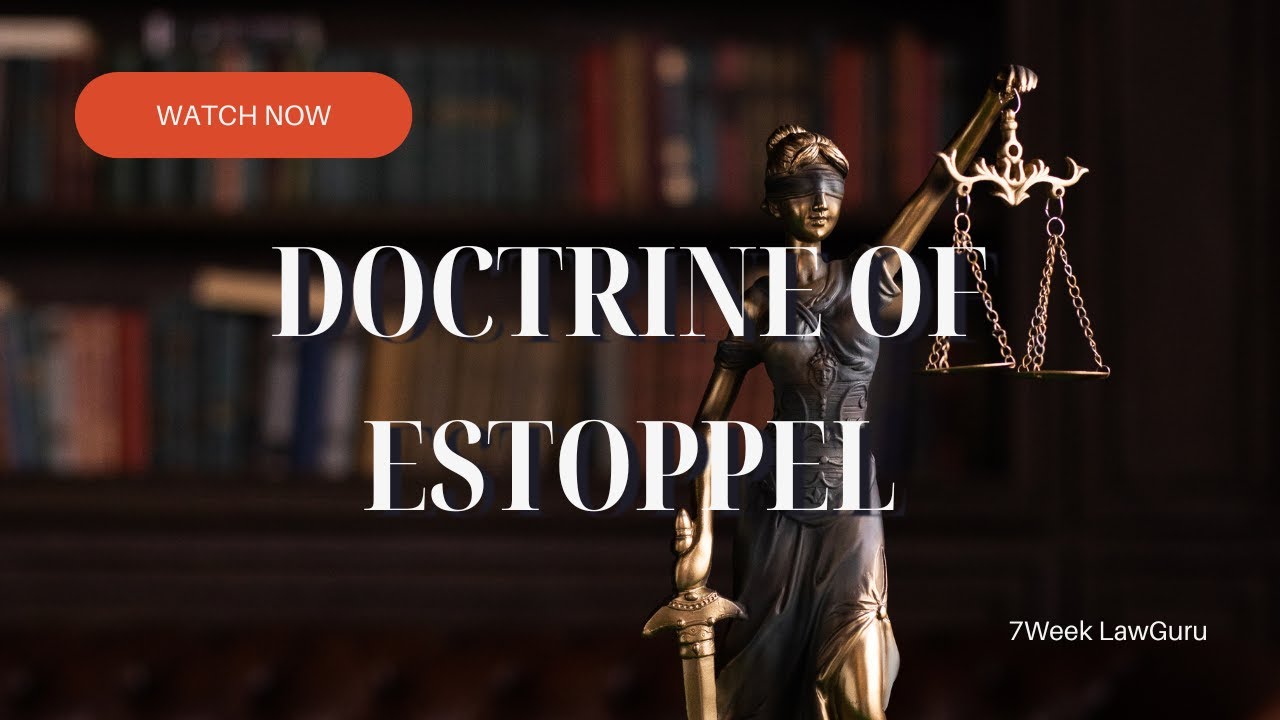 Doctrine of Estoppel | Bharatiya Sakshya Adhiniyam,2023 | Evidence Law | in English