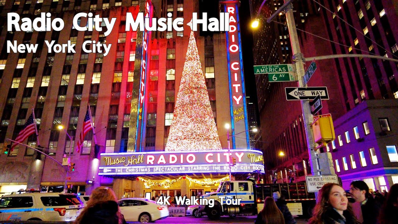 Radio City Music Hall in NYC | 4K Walking Tour