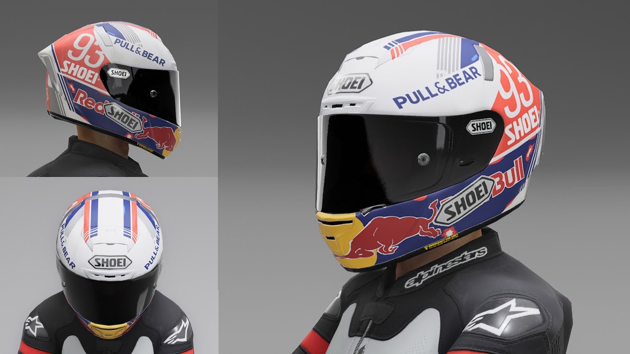 RIDE 4 - Marc Márquez Special Sachsenring Helmet 2021 (Helmet Editor)