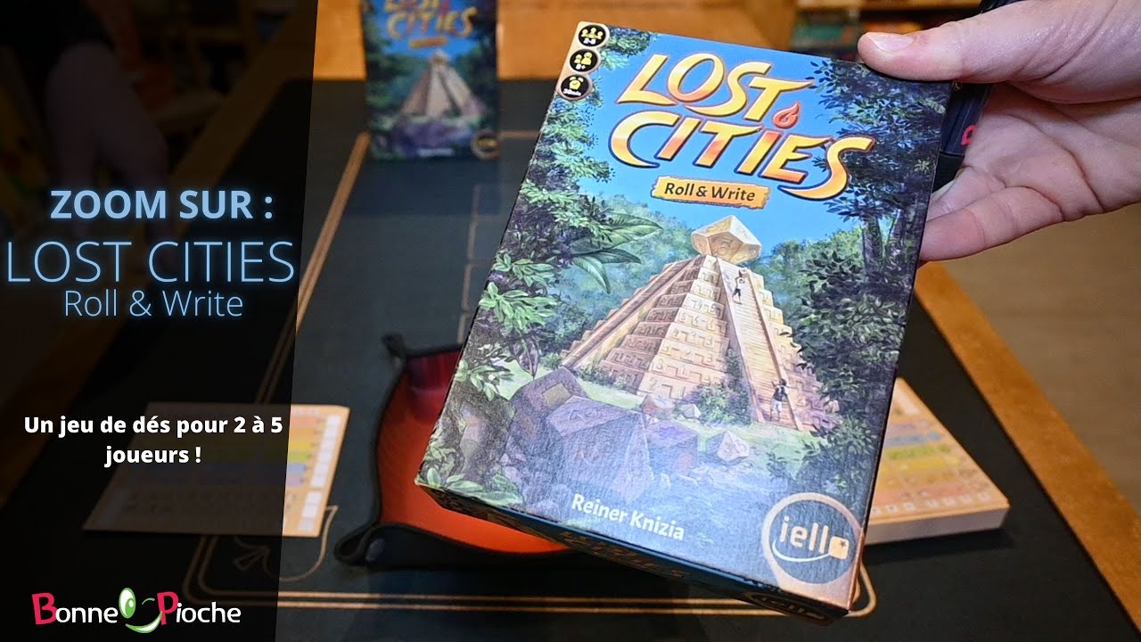 ZOOM SUR : LE JEU DE SOCIÉTÉ LOST CITIES ROLL & WRITE