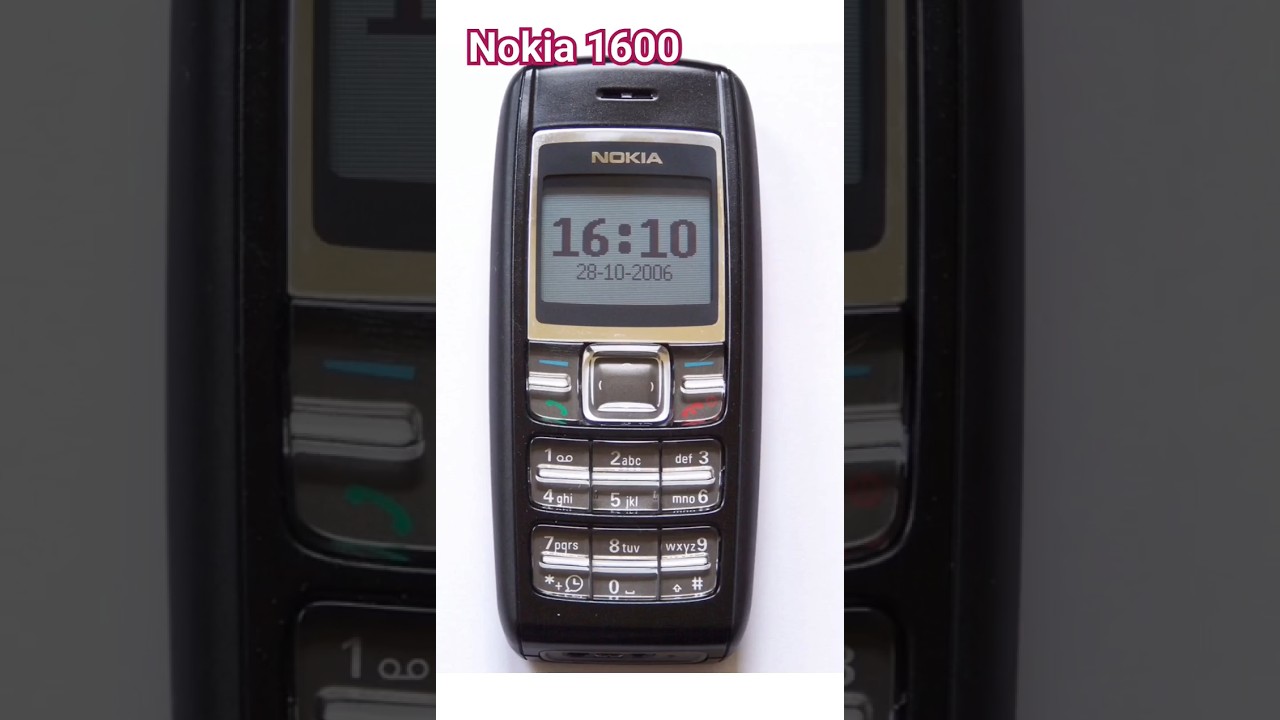 Nokia 1600 Keypad Mobile Phone 