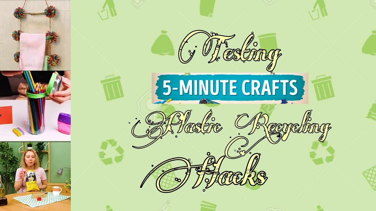Testing out 5 minutes craft PLASTIC RECYCLING HACKS in Kannada|| MONISHA'S HACKS