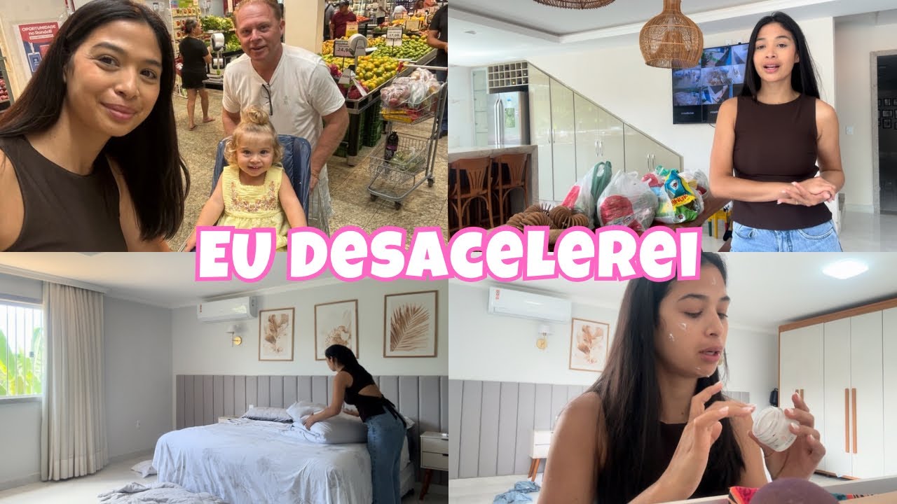 Fui ao mercado e organizei a casa | Rotina real de dona de casa