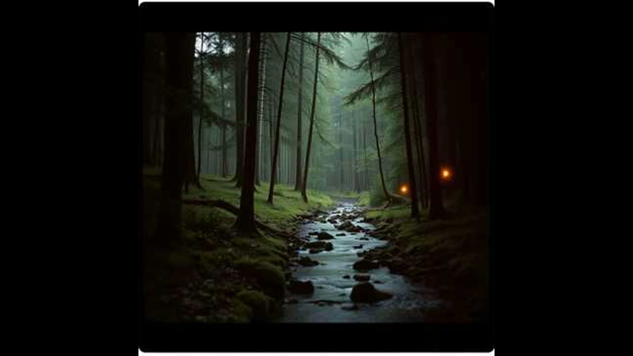 Lo-Fi Music in a Forest Nocturne