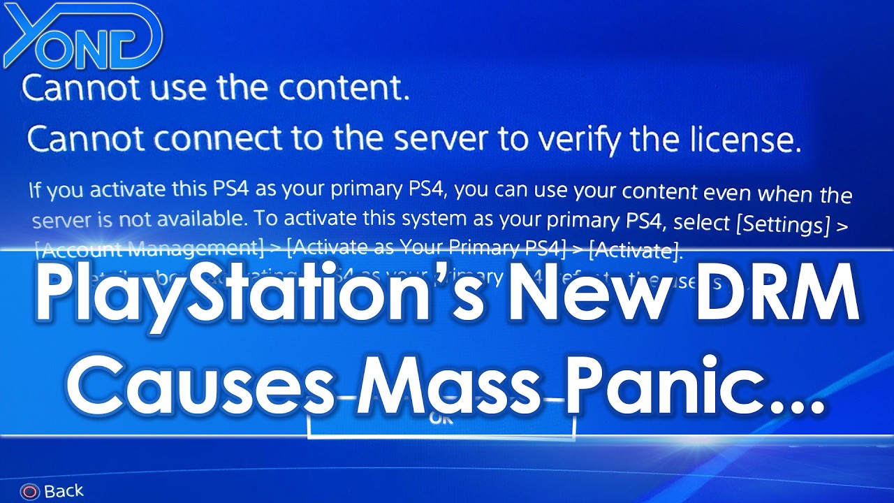 Ситуация с DRM-защитой PlayStation...
