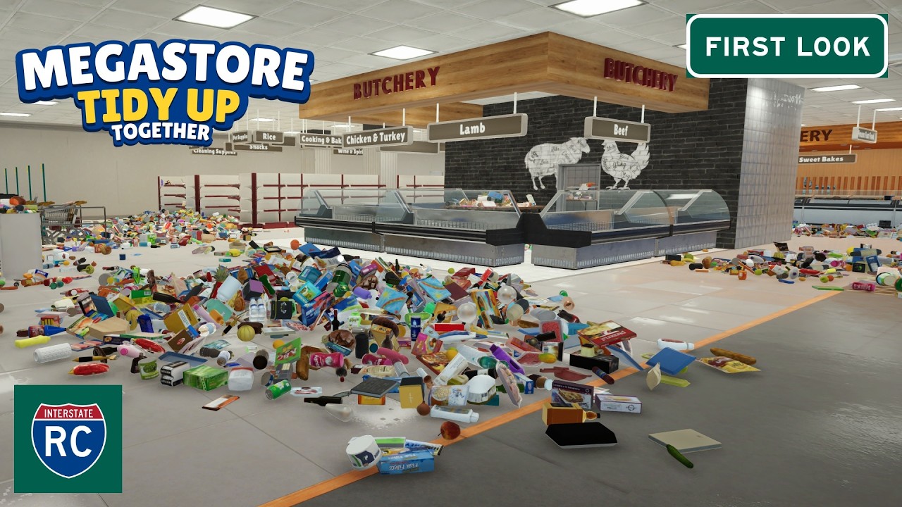 It's Time to Clean Up Over 7,900 Supermarket Items in Megastore: Tidy Up Together!  Day 1