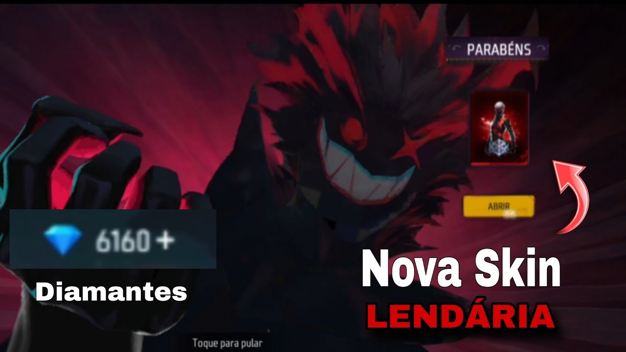 Gastando 6k de diamante na skin lendária de natal no free firel! 