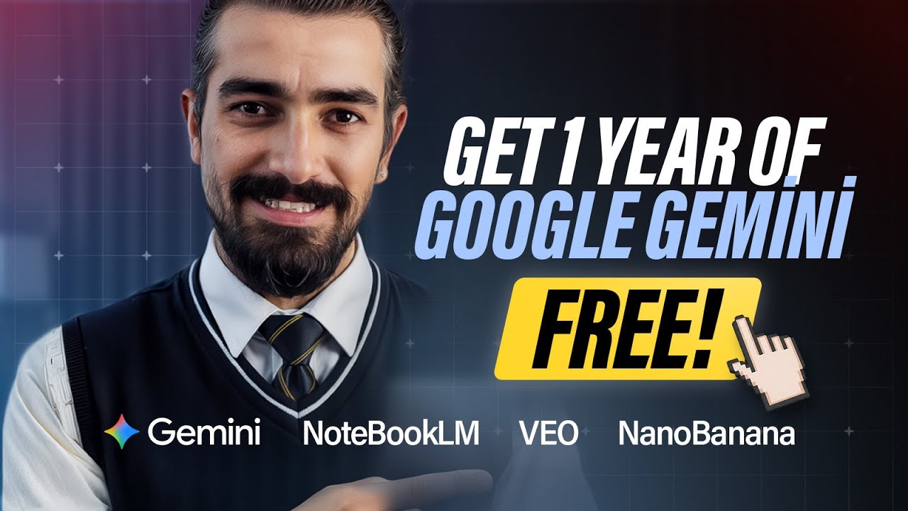 ПОЛУЧИТЕ GEMINI PRO БЕСПЛАТНО НА 1 ГОД! 🎉 (Пошаговое руководство для студентов)