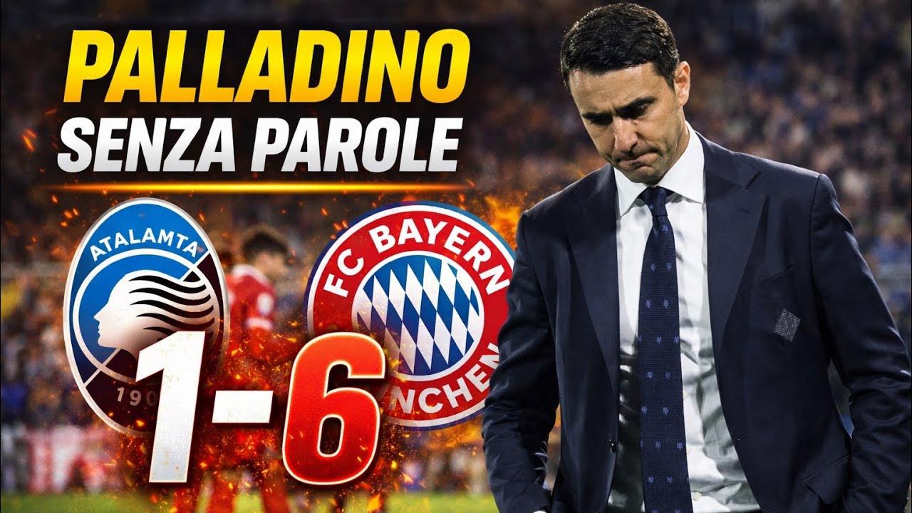 Palladino senza parole dopo Atalanta-Bayern 1-6 😳 #Palladino #Atalanta #bayern #championsleague 