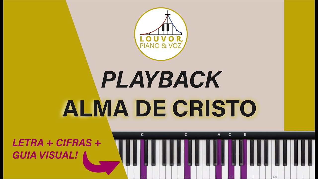 Alma de Cristo - Playback piano