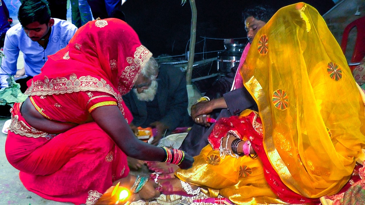 Indian Bagheli Shadi Pyare Sang Maina Ka Vivah Barat Nikashi Ki Rasam #weddingvideo