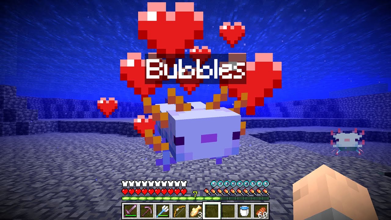 How To Get a Pet Axolotl in Minecraft