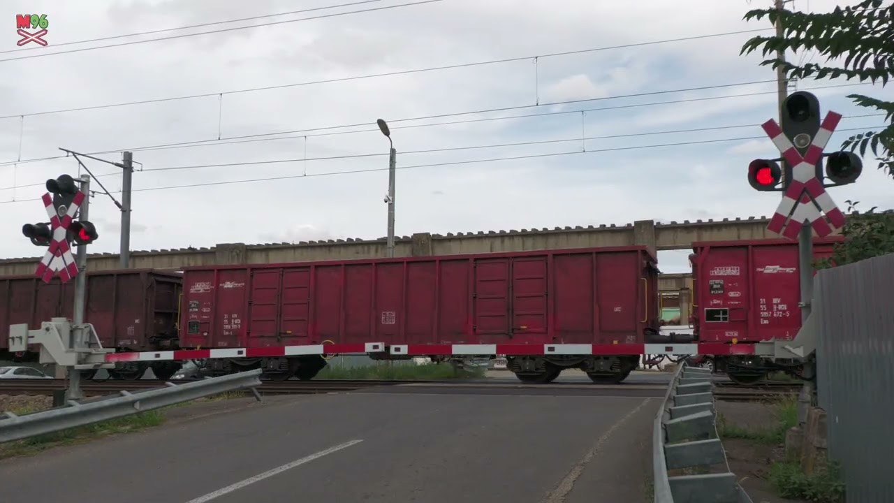 Trecere la nivel Arad-Strada Pescarilor (RO) - 29.7.2025 / Žel. přejezd / Romanian railroad crossing