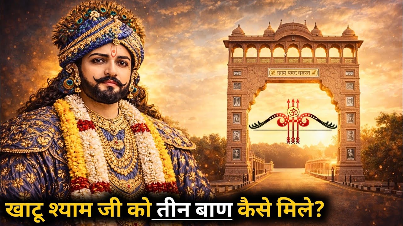 बाबा श्याम को तीन दिव्य बाण कैसे मिले? | Khatu Shyam Ji Barbarik Story | Hare Ka Sahara Shyam