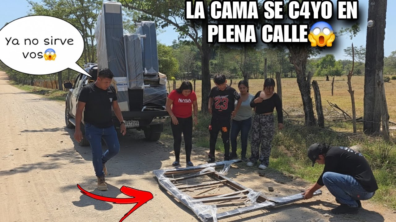 Tr4gic0 Acc1dent3😭La Cama De EDUARDO Se Quedó TIR4DA En Plena Calle💔El Llora Al Ver Su Cama TIR4DA😱