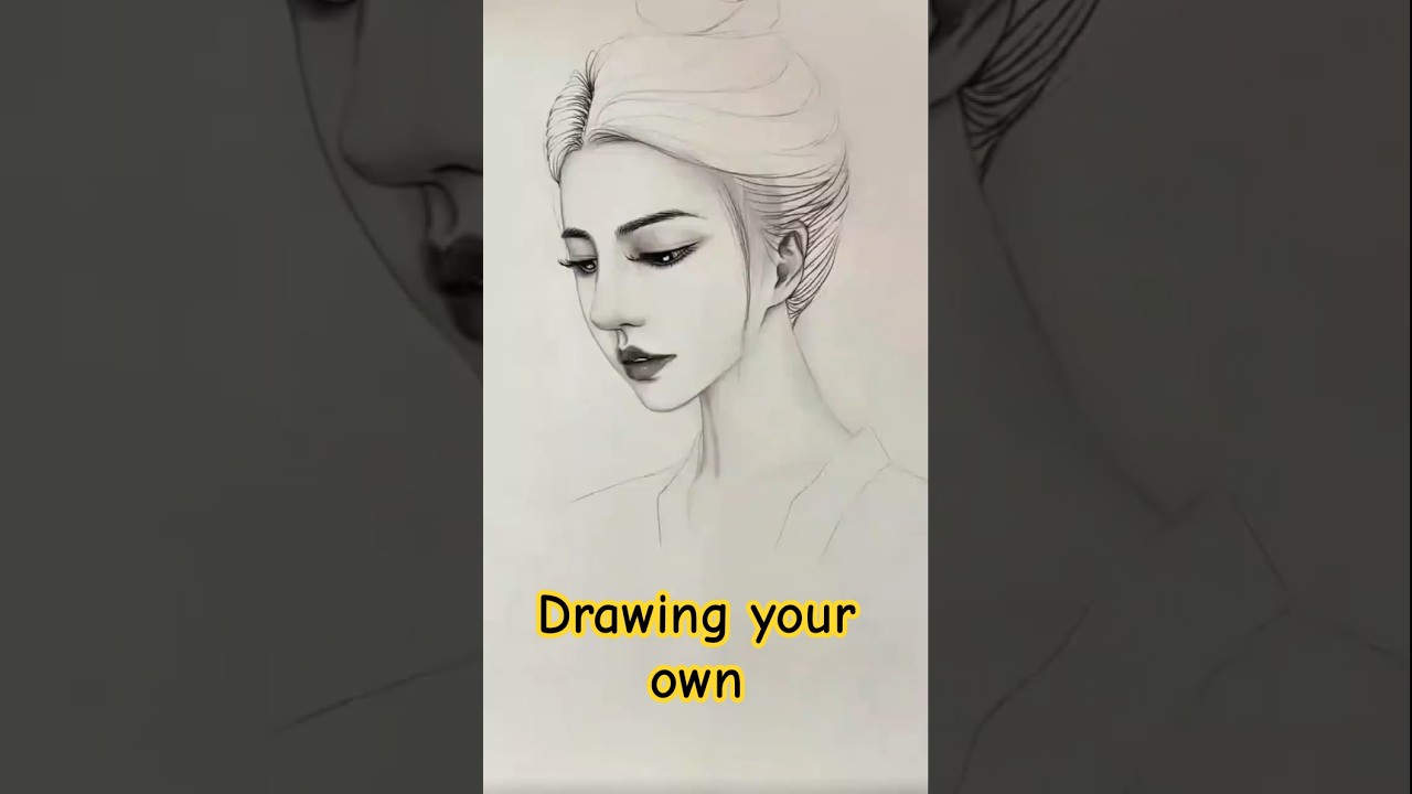 drawing your own 💝 #shorts #youtubeshorts #drawing #asmr #usalifestyle #notalkingvideos