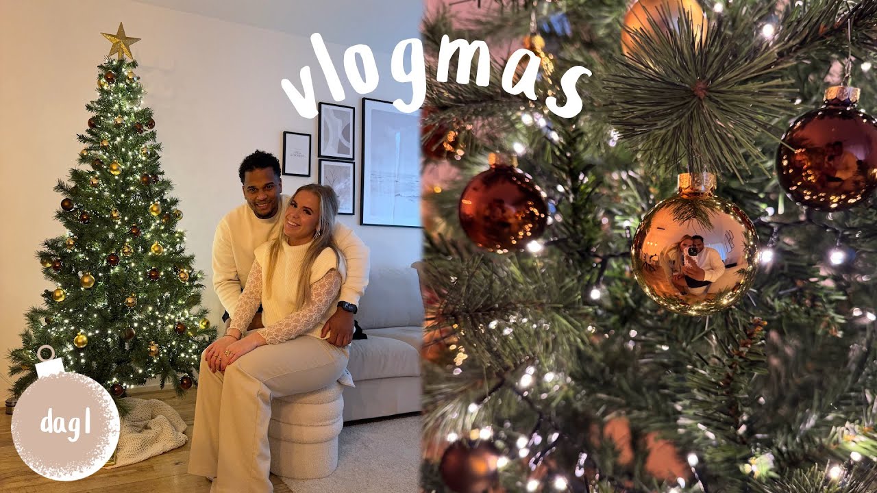Samen de kerstboom opzetten🎄✨ | vlogmas dag 1
