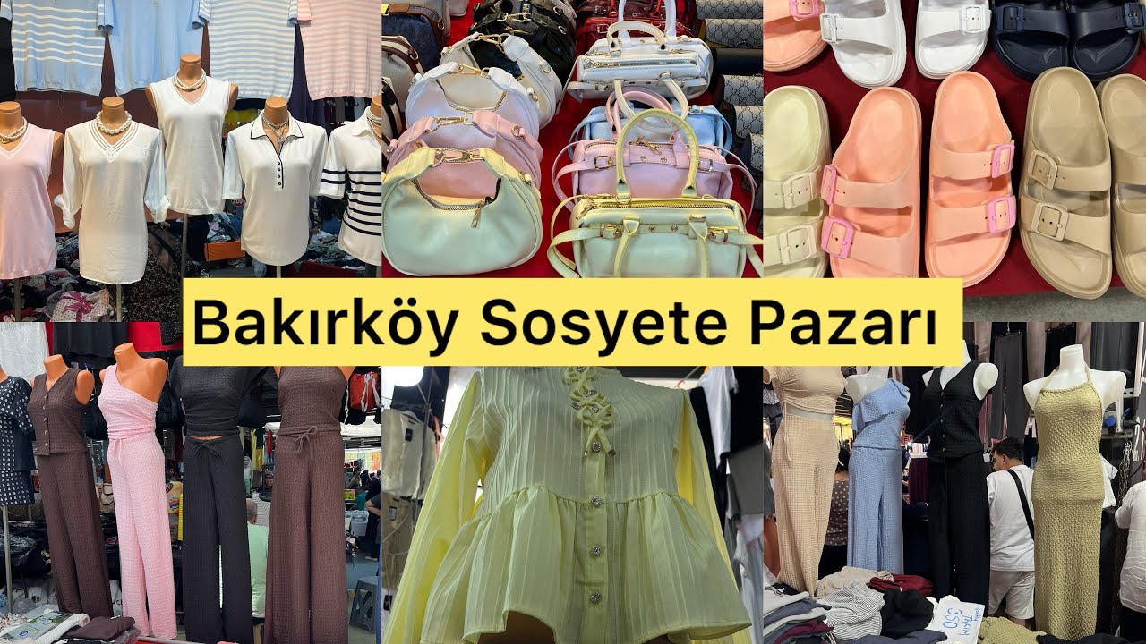 BAKIRKÖY SOSYETE PAZARI 🛒🛍️3 Temmuz Perşembe 🗓️Keyifli Seyirler 🌺
