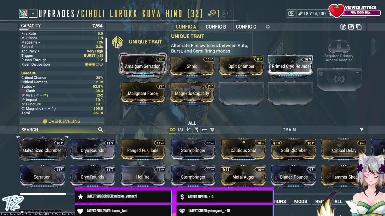 Warframe - A new week, new goodies to grind for...