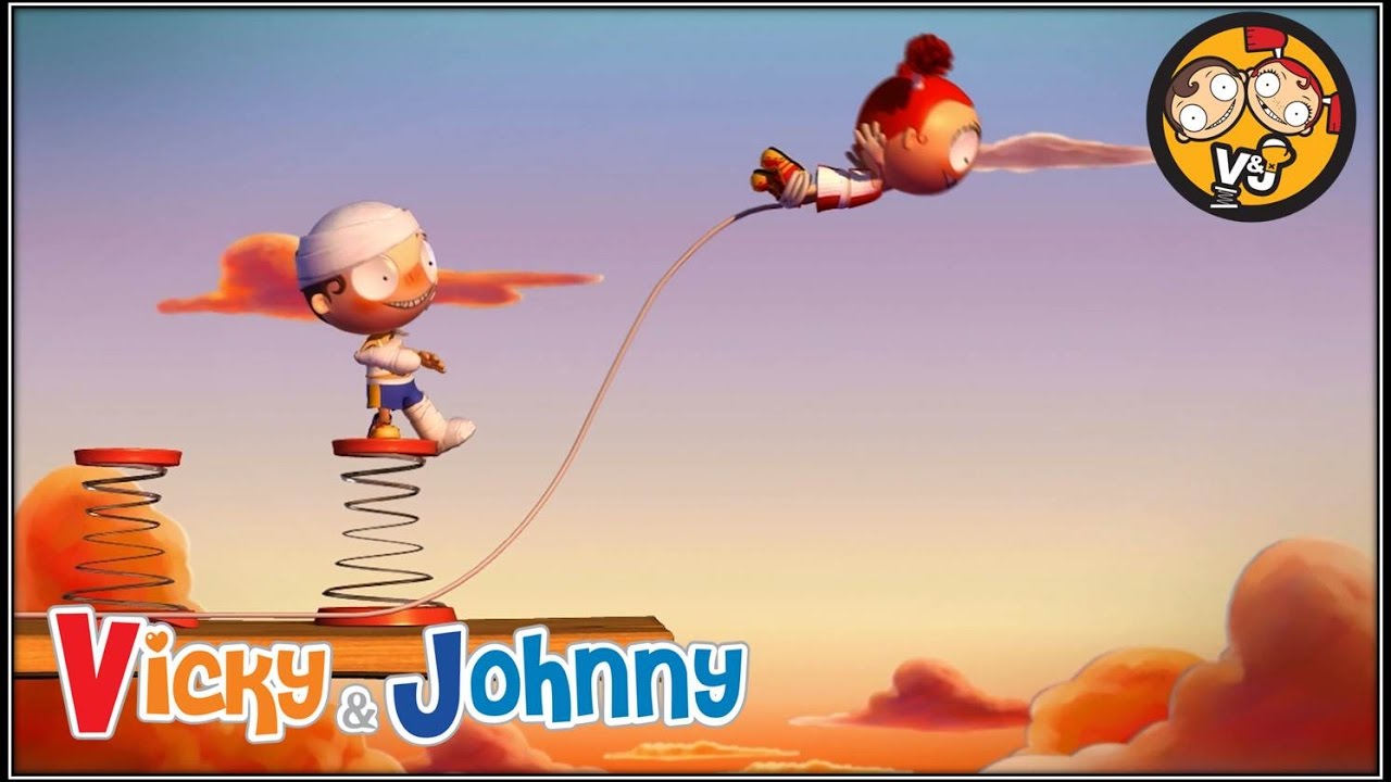 Vicky & Johnny | Episode 15 | BUNGEE JUMPING | Full Episode for Kids | 2 MIN