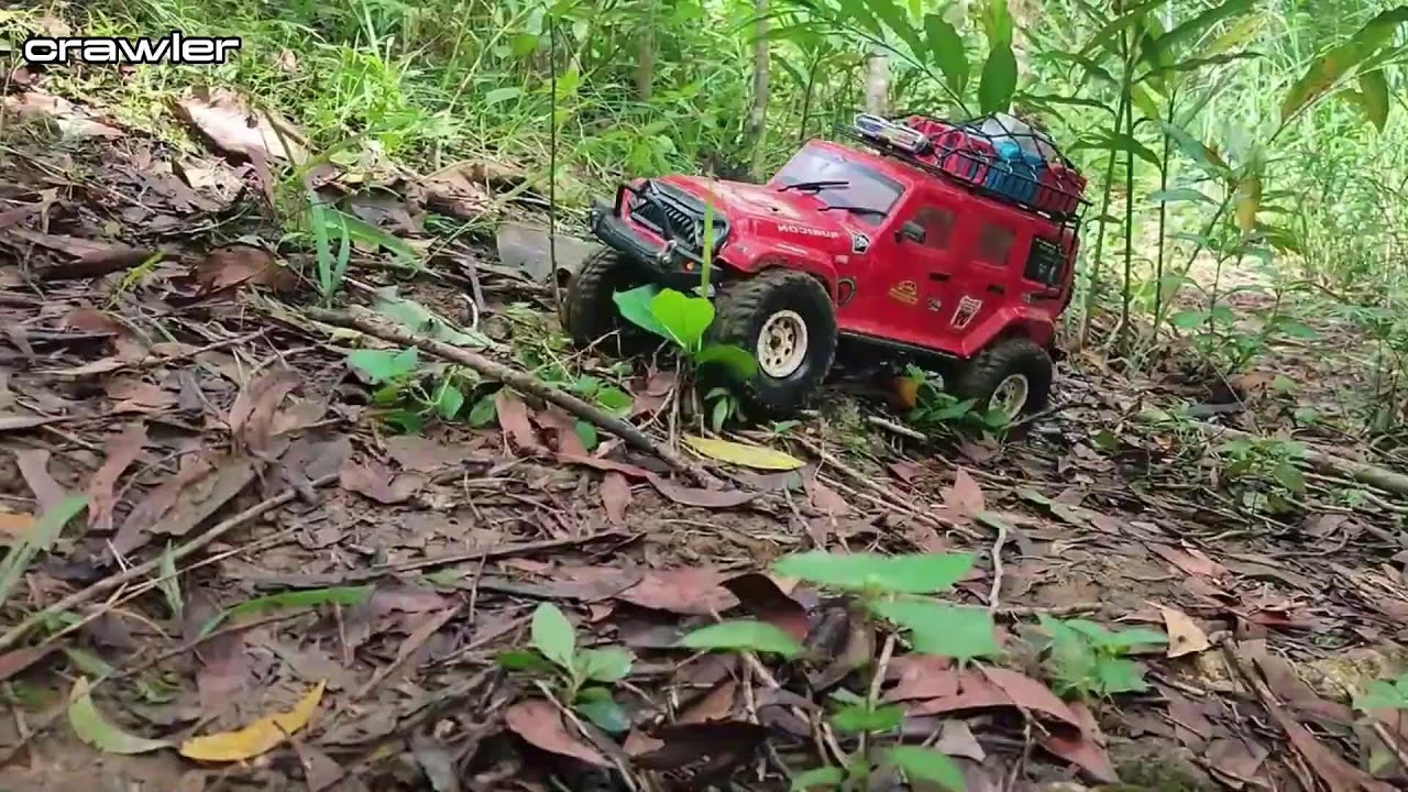 Mud, Power, and Grit: Red RC Car Takes Off-Road to the Extreme 10