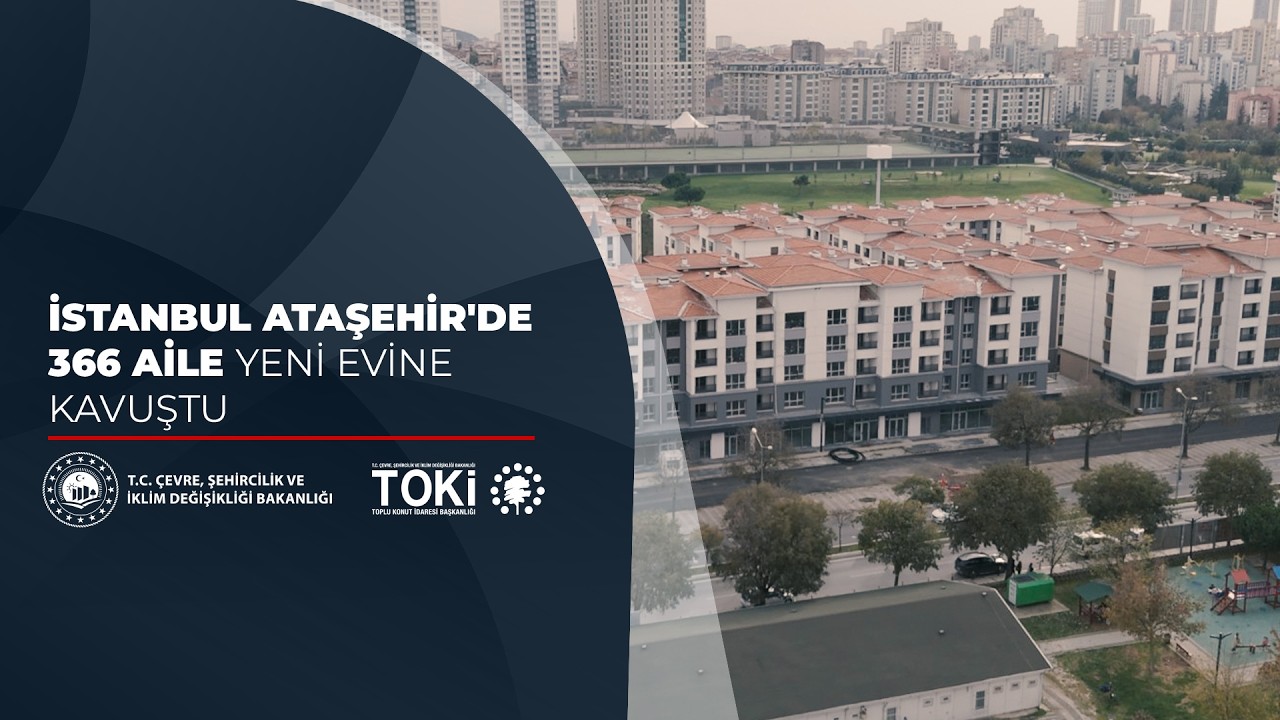 İstanbul Ataşehir Şerifali Çiftliği 1. Etap'ta 3️⃣6️⃣6️⃣ kentsel dönüşüm konutu tamamlandı