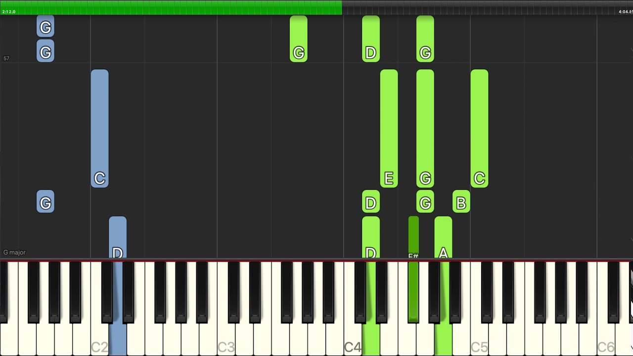 Glee Cast - Don't Stop Believin' - Piano Backing Track Tutorials - Karaoke