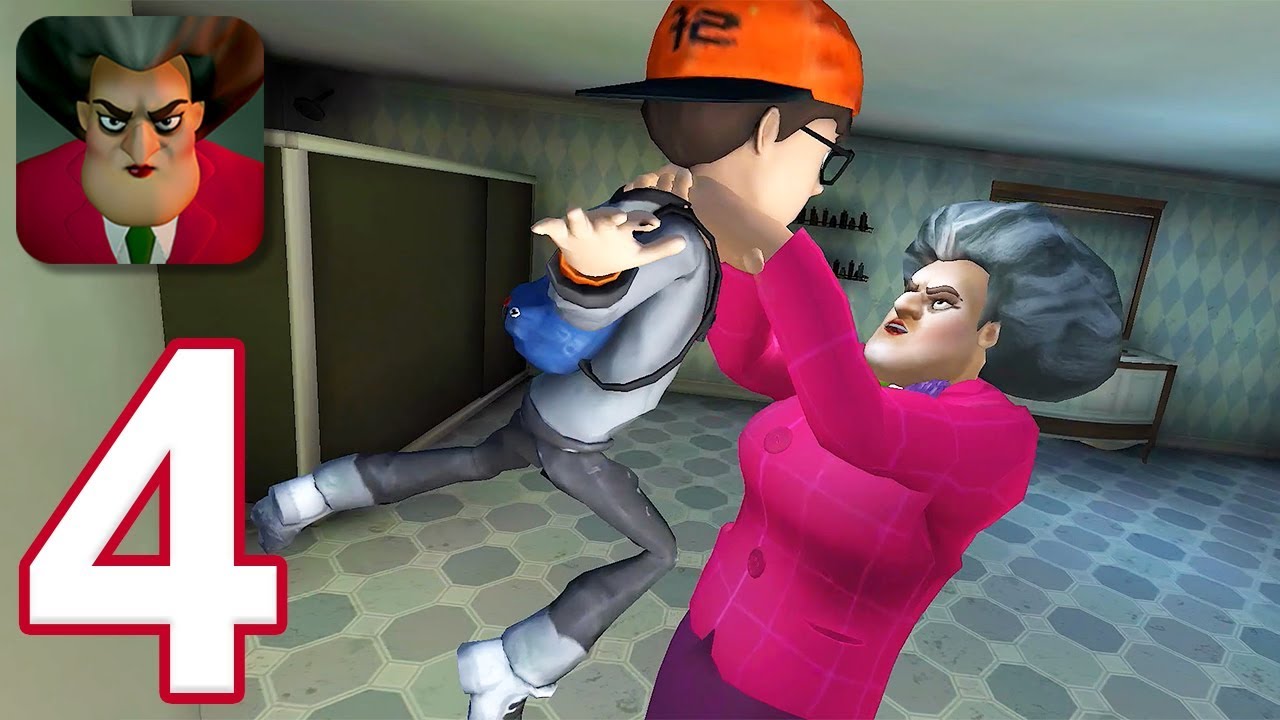 Scary Teacher 3D - Gameplay Walkthrough Part 4 - All New Levels (iOS, Android)
